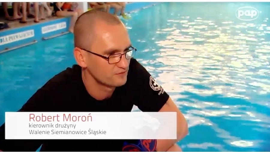 Hokej pod wodą Walenie w TV Siemianowice Śląskie