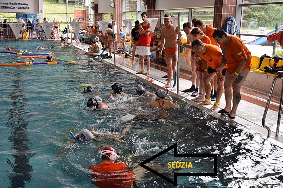 Hokej pod wodą Walenie Siemianowice Śląskie sędzia